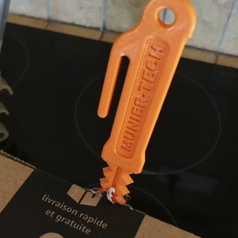 Messer öffnen von Kartons tool cartoon-box Kunststoff-Messer 3D print model - Mito3D