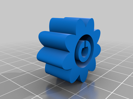 bouton ventilateur éclairage 3d impression 3d print model - Mito3D