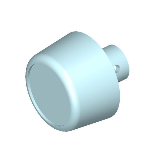 knob - pommel 35mm 3D print model - Mito3D