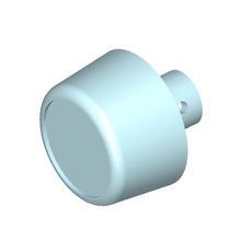 botão pomo 35mm 3d print model - Mito3D