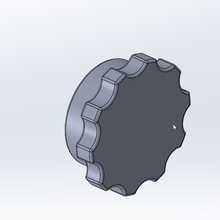 Knopf 1 4 Bolzen Kopf Werkzeug Werkzeuge 3d print model - Mito3D