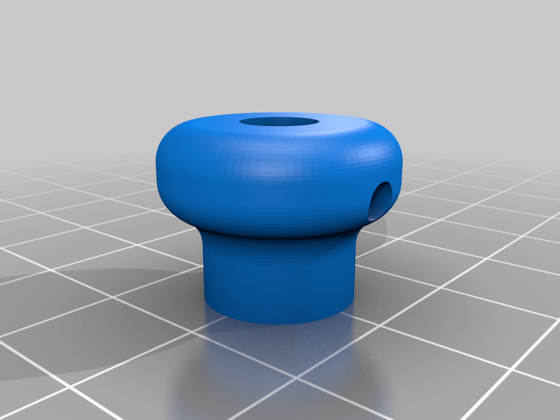 knob 1 4 hitch pins pin parts 3D print model - Mito3D