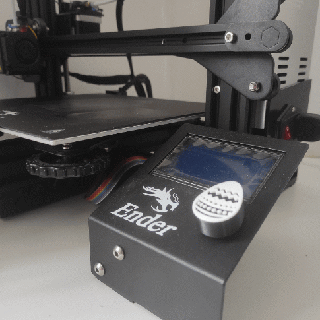 Knopf 3d Drucker Ostern Deckel Thema Ender Dragoner Drachen 3 Kreativität Stück Elektronik Arduino Potentiometer Jahreszeit 3d print model - Mito3D