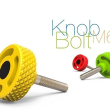 knob bolt m6 various hobby knobs 3d print model - Mito3D
