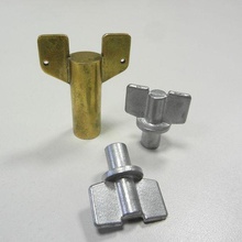 bouton manipuler restauration appareils électroménagers outil moulages laiton aluminium métal 3d print model - Mito3D