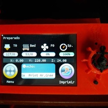 botão lcd tela tft 35 10 20 30 potenciômetro genérico 3d print model - Mito3D