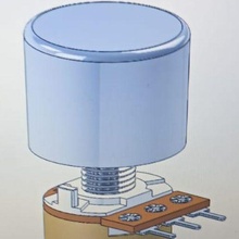 Knopf Topf Werkzeug Potentiometer 3d print model - Mito3D