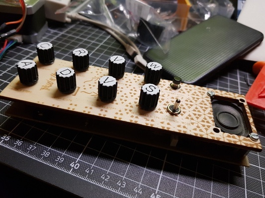 boutons potentiomètre modulaire synthé potentiomètres bouton pouvez synthétiseur électronique 3d print model - Mito3D