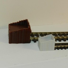 knock-heurtoir-antique en-bois jeu n ho de chemin fer le train modelism 3d print model - Mito3D