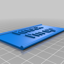 klopfen sign_logos 3d print model - Mito3D