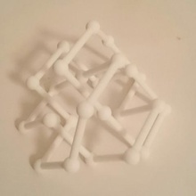 knot 8 19 bcc lattice art math 3d print model - Mito3D