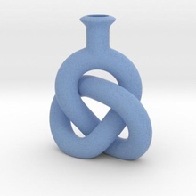 knot vase home glass see 3d print model - Mito3D