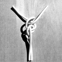 knot art math tie string spline positive motivational knots inspirational blender 3d print model - Mito3D