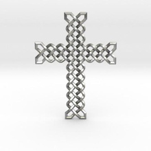 knots cross jewelry 3d print model - Mito3D