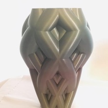 knotted vine vase home pot new art 3d print model - Mito3D