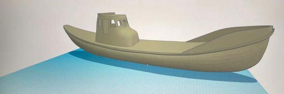 knrm mar java bote salvavidas modelo barco rc 3d print model - Mito3D