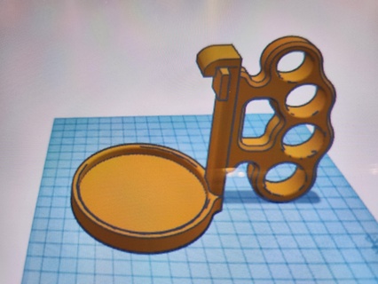knuckle duster cup holder mug cool duser 3d print model - Mito3D