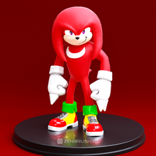 knuckles - sonic 3d print model - Mito3D