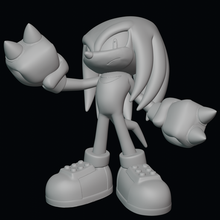 knuckles sonic figure 3d print model - Mito3D