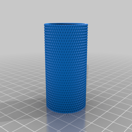 kutusu 20 mm 60 tırtıllı ev kaplar konteyner kap 3D print model - Mito3D