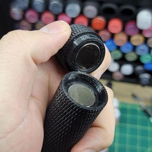 knurled miniature painting handle tool miniatures mini-painting 3d print model - Mito3D