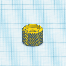 moleté potentiomètre bouton 3d print model - Mito3D