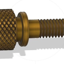 knurled screw m6 m8 tool 3d print model - Mito3D