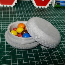 knurling box art thread rounded 3d print model - Mito3D