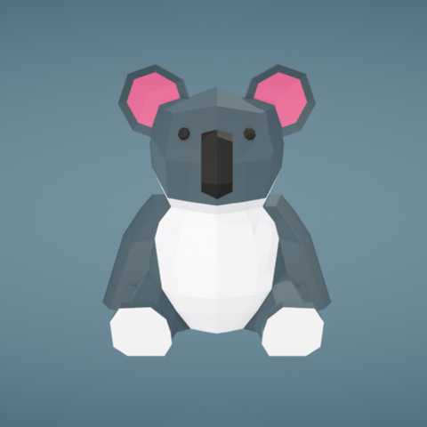koala juego 3D print model - Mito3D