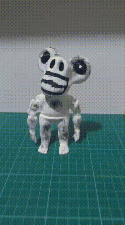koala monster flexi zoonomaly arte zoonomia flessibile 3d print model - Mito3D