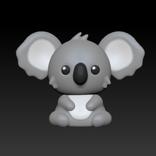 koala art lindo figura esculpir escultura las esculturas animal de juguete el arte 3d print model - Mito3D