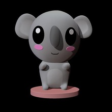 koala - cute vari cuqui naturale naturaleza mascota animale animali adorabile tierno kawaii carino 3d print model - Mito3D