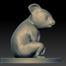 koala bambino legna giungla animale savana decorazione figurina 3d print model - Mito3D