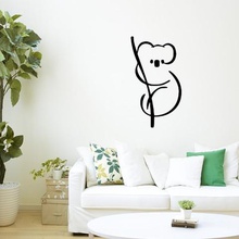 koala bear wall decoration home model printing 2d art 3d print model - Mito3D