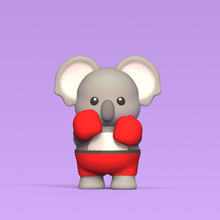 koala boxe 3d print model - Mito3D