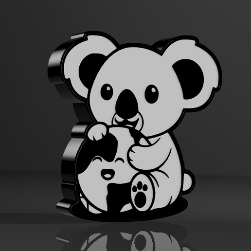 koala Lamba 3D print model - Mito3D