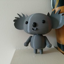 koala pucca anime mmu a arte coala 3d print model - Mito3D