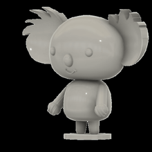 koala 'pucca' anime de la série art sculptures 3d print model - Mito3D