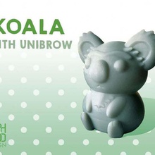 koala, tek kaşlı oyun 3dmodel 3d hayvan hayvanlar ayı sevimli koala model oyuncak 3d print model - Mito3D