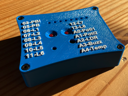 koa + arduino recinto electrónica academia kit on shield 3d print model - Mito3D