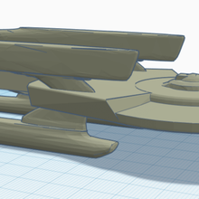 kobayashi maru a arte nave espacial scifi star trek caminhada estrela 3d print model - Mito3D