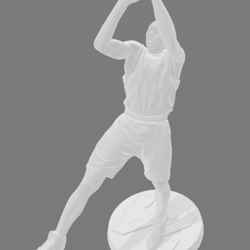 kobe bryant statue art figure sport lakers bust usa basketball nba 3D print model - Mito3D