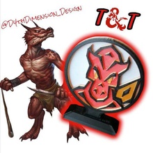 kobold - d&d set minis miniatures token miniature dungeons dragons evil pg game dungeons&dragons character goblin vampire zombie dungeon master 3d print model - Mito3D