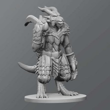kobold jefe de la herramienta La impresión en 3d tablero mesa monster enemigo dungeons dragons d&d 3d print model - Mito3D