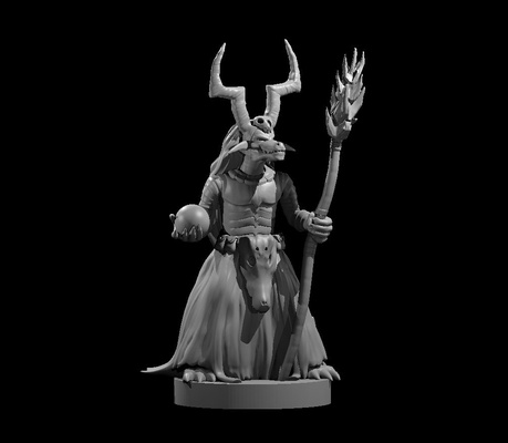 kobold häuptling spiel 3d print model - Mito3D