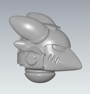 coboldo modello primario caschi casco spazio soldato 3d print model - Mito3D