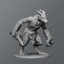 kobold ver3 de la herramienta La impresión en 3d tablero mesa monster enemigo dungeons dragons d&d 3d print model - Mito3D