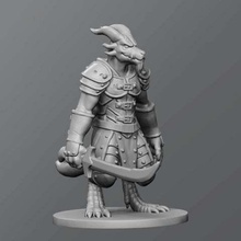 kobold guerrero de la herramienta La impresión en 3d tablero mesa monster enemigo dungeons dragons d&d 3d print model - Mito3D