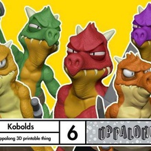 kobolds dnd miniature donjons dragons Kobold éclaireur mini rpg table jeu Jeux 3d print model - Mito3D