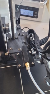 kobra max filament Bowden tube titulaire soutien direct conduire courir capteur déménager 3d print model - Mito3D